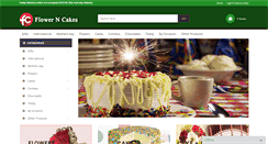 Desktop Screenshot of flowerncakes.com